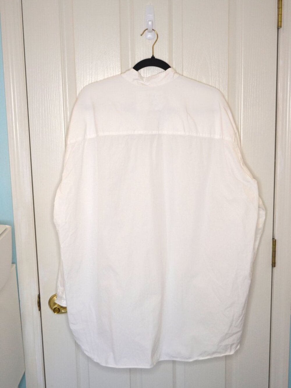 Frank & Eileen Victoria Italian Tuxedo Shirt Oversized Fit - Picture 5 of 9
